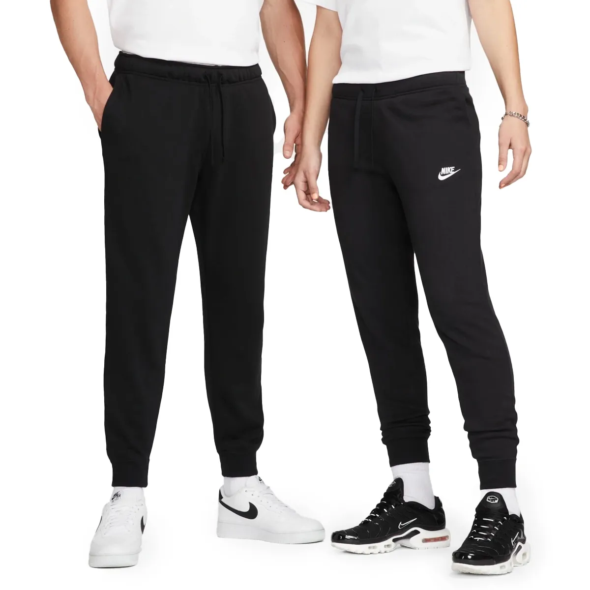 Nike Calca DQ5191-010 F CLUB FLEECE Preto Algodao -4-